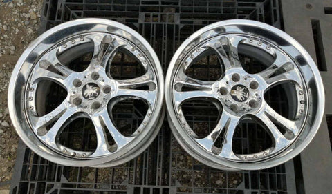 Weds Kranze Cerberus 1 PAIR (2) 5x114.3 19x8.5+18