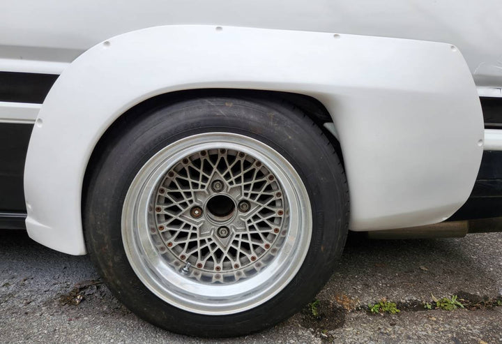 Ground Effect | TRD Type N2 Style Rear Fender Flares for Toyota AE86 / AE85  Levin / Trueno