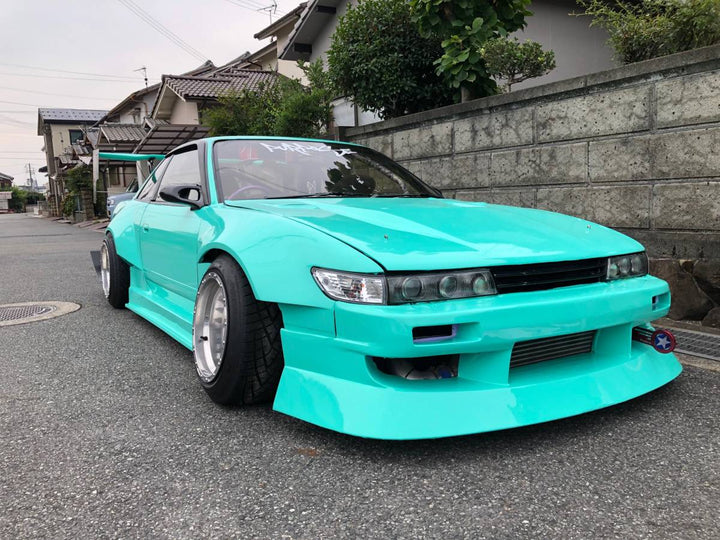Car Produce AKR |  Otoko-Mae Shokai Fender Set +75mm for Nissan Silvia S13
