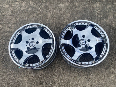 Weds Kranze Bazreia PAIR (2) 5x114.3 18x7.5+50