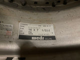 Weds Kranze Bazreia PAIR (2) 5x114.3 18x7.5+50