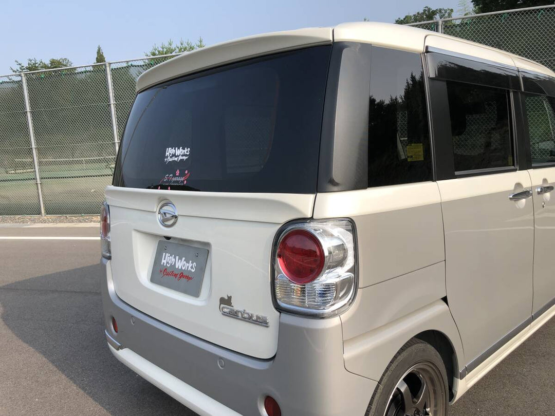 Highworks | Roof Wing for Daihatsu Move Canbus LA800 / LA810 - Painted White