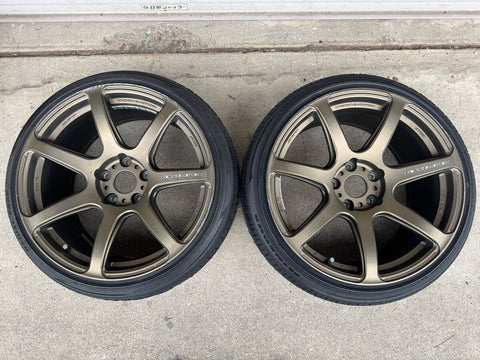 Work Emotion T7R PAIR (2) 5x114.3 18x9.5+30