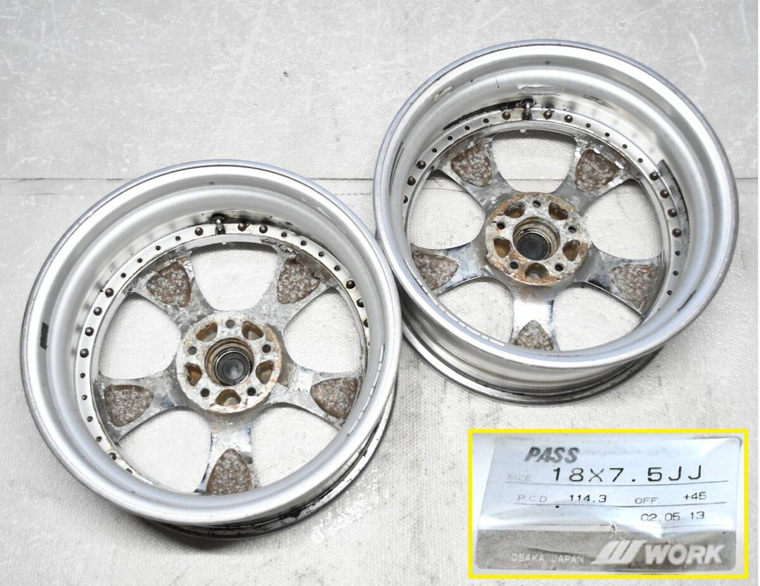 Work VS KF PAIR (2) | 5x114.3 | 18x7.5 +45
