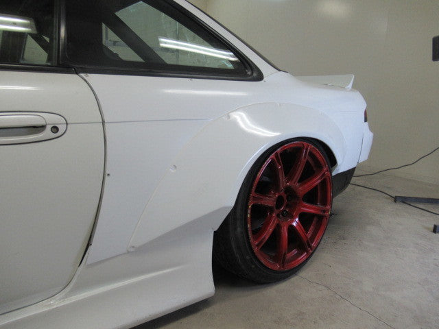 Car Produce AKR | Rear Fenders +75mm for Nissan Silvia S14 240SX