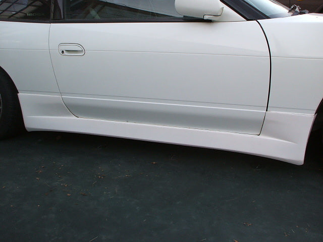 Ground Effect | OEM Shape Side Skirts for Nissan 180SX (240SX S13 Hatch)