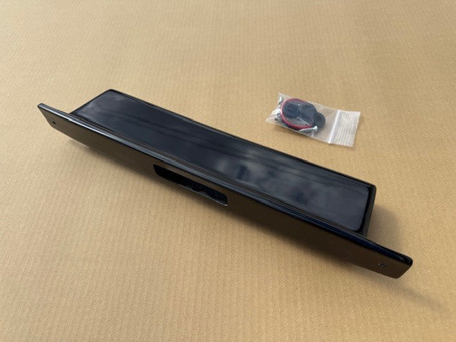 Highworks | High-Mount Brake Light Relocation Box for Daihatsu Mira L275 / L285 - Painted Black