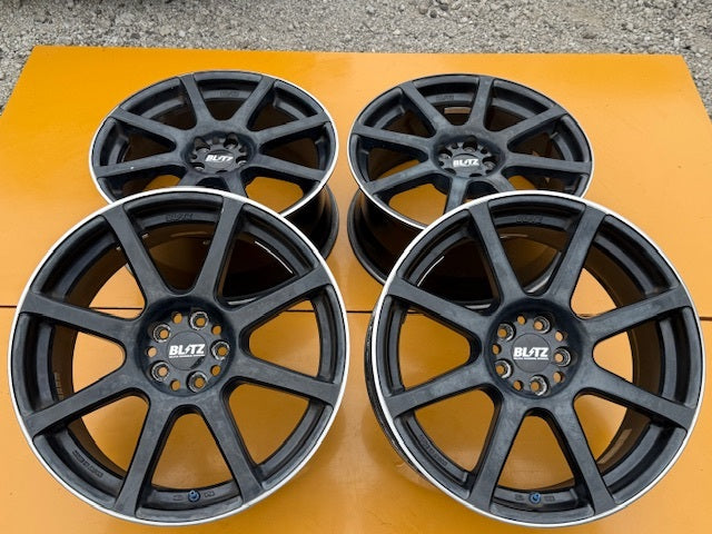 BLITZ BRW Profile 08 18x8+45 5x100 used wheel set - photo 3