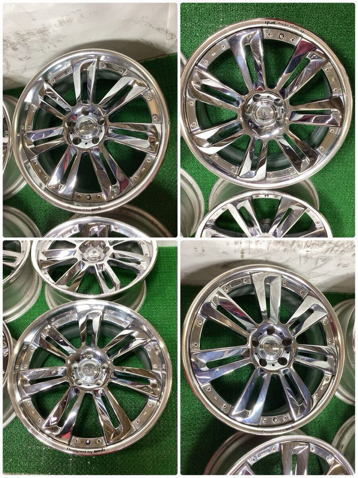Weds Kranze Glossa 20x8.5+36 and 20x9.5+44 5x114.3 wheel set - photo 9