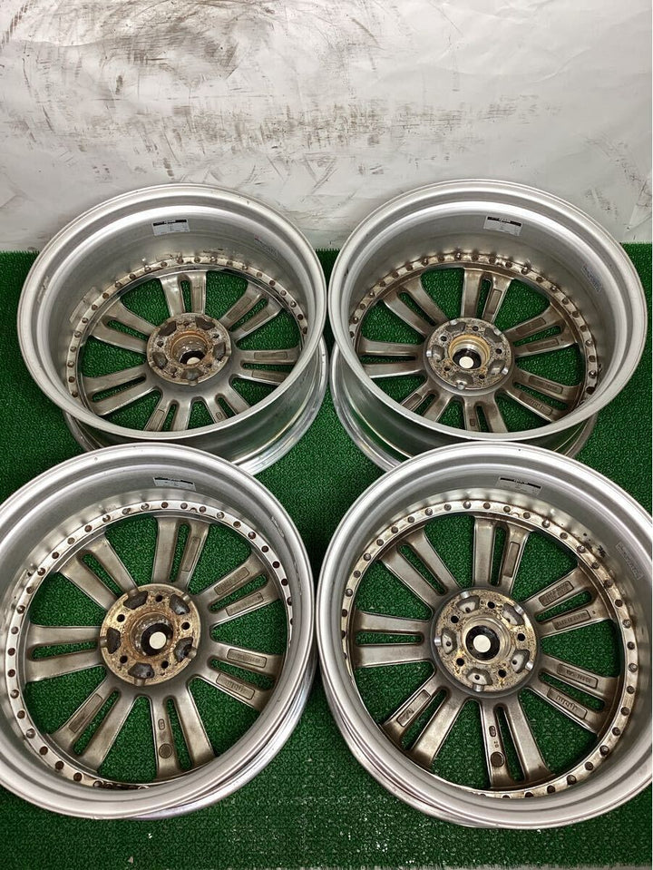 Weds Kranze Glossa 20x8.5+36 and 20x9.5+44 5x114.3 wheel set - photo 3
