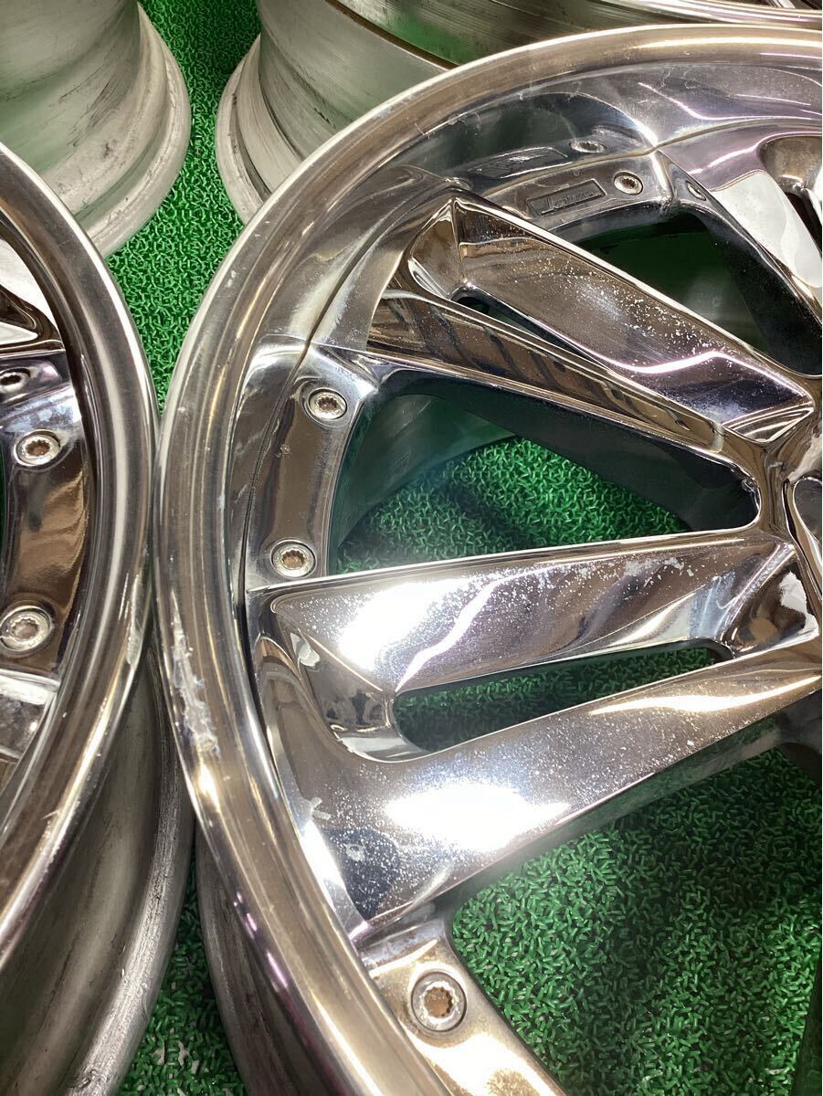 Weds Kranze Glossa 20x8.5+36 and 20x9.5+44 5x114.3 wheel set - photo 8