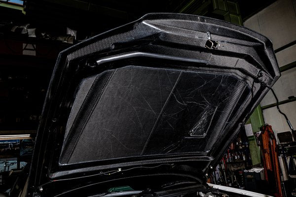 TOP SECRET Dry Carbon Hood for Nissan R34 GTR
