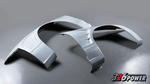 326POWER Gachabari Mild Front Fenders 15mm for Nissan Silvia 180sx