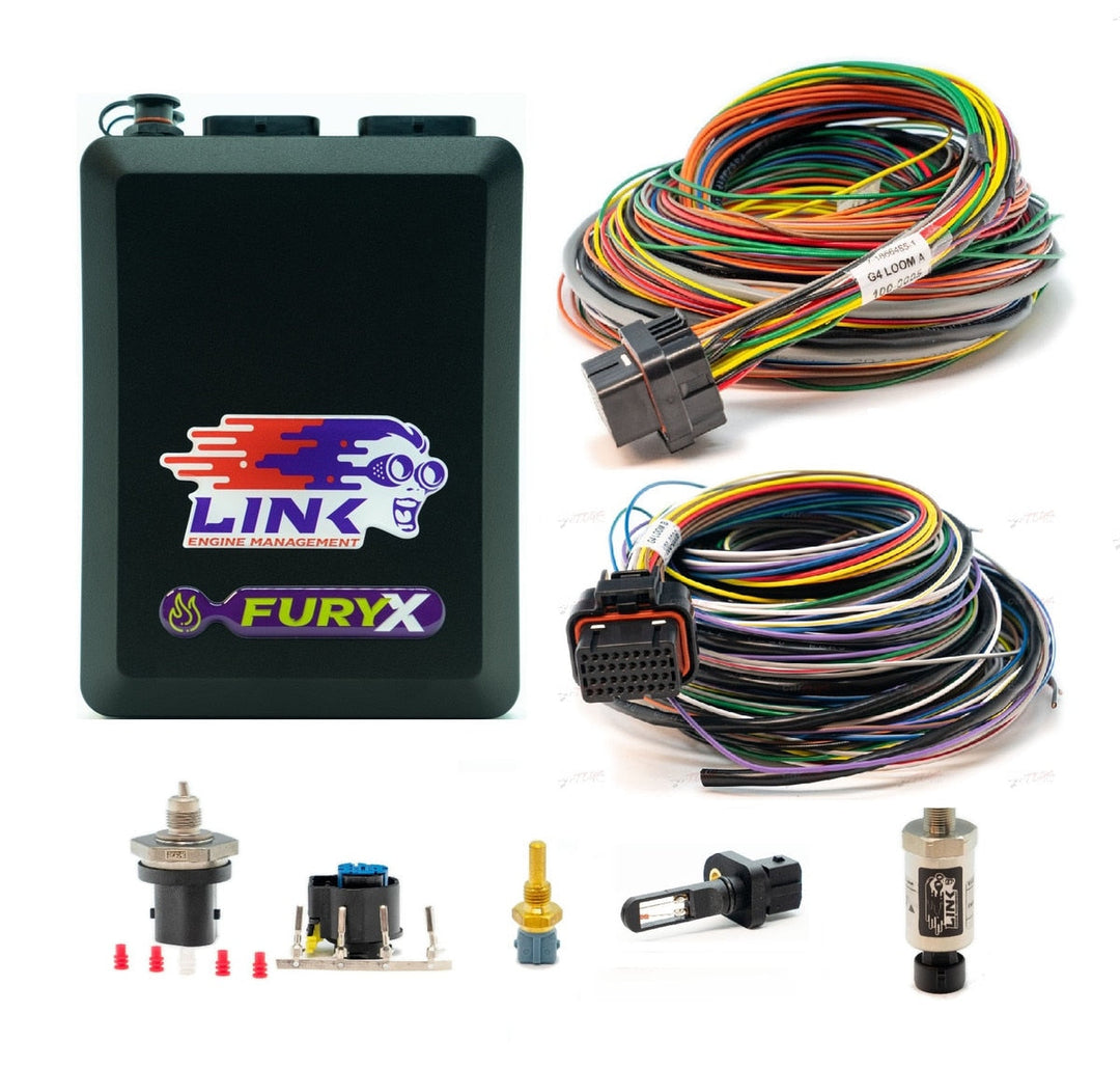 Link ECU | G4X FuryX Wire-In Bundle - ECU + Looms + Sensors