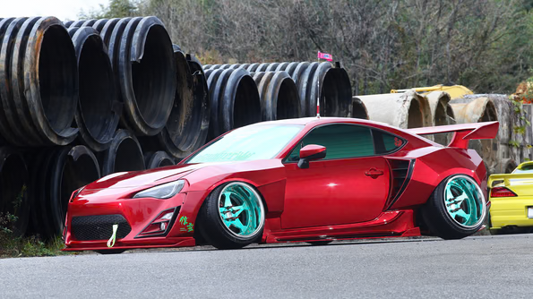 326POWER Gachabari Widebody Conversion Front Fenders 150mm for Toyota GT86