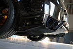 TOP SECRET Rear Under Bumper Diffuser Version 2 for Nissan R35 GTR