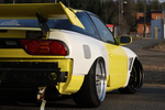 326POWER Gachabari Medium 1 Rear Fenders 75mm for Nissan 180sx