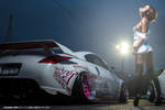 326POWER Manriki Trunk Wing for Nissan Z33/350Z