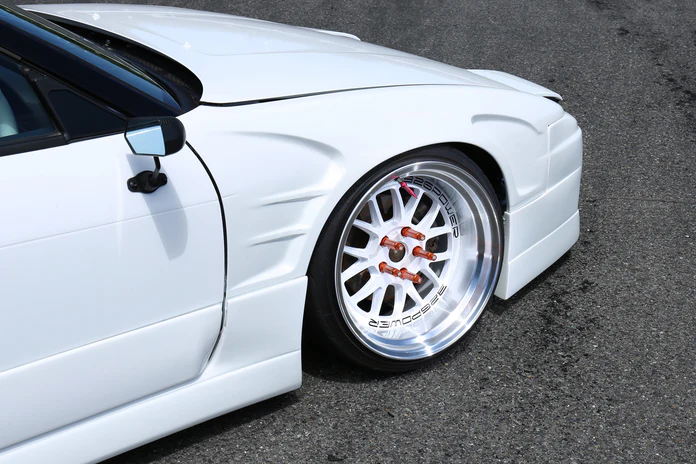 326POWER Gachabari Mild Front Fenders 15mm for Nissan Silvia 180sx
