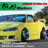 326POWER Gachabari Medium Rear Fenders 55mm for Nissan S15