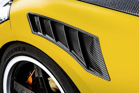 TOP SECRET Dry Carbon Rear Front Fender Duct for Nissan 400Z RZ34