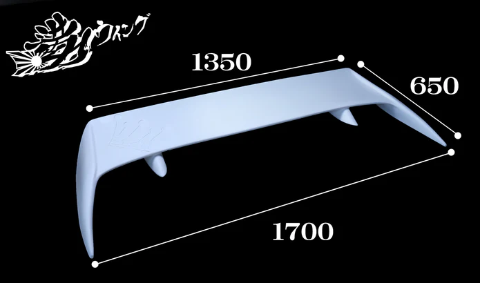 326POWER Universal Manriki Rear Wing with Logo