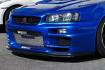TOP SECRET G-FORCE Front Bumper Spoiler for Nissan R34 GTR