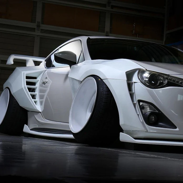 326POWER Gachabari Widebody Conversion Front Fenders 150mm for Toyota GT86