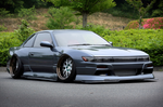 Spirit Rei Rear Fenders 65mm for Nissan S13 240sx
