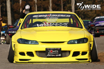 326POWER Buri Wide Front Over Fenders 45mm for Nissan S14 to S15