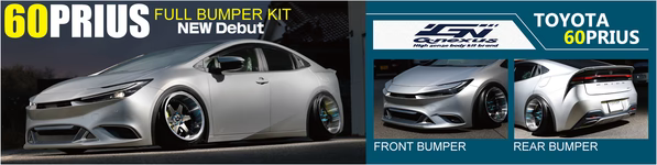 326POWER G-NEXUS Full Bumper Kit for Toyota 60 Prius