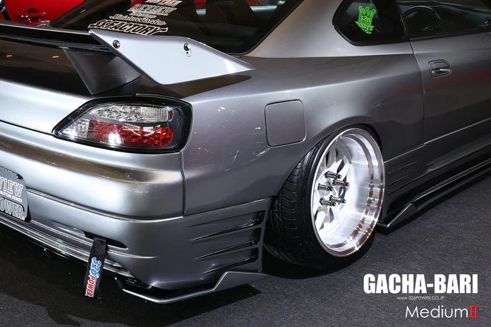 326POWER Gachabari Medium 2 Rear Fenders 55mm for Nissan S15
