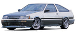 GP Sports Chokets Front Bumper for Toyota AE86 Levin