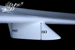 326POWER Universal Manriki Rear Wing with Logo
