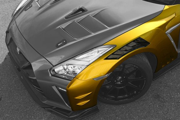 TOP SECRET Front Wide Fenders 20mm for Nissan R35 GTR