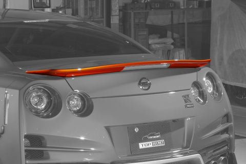 TOP SECRET Trunk wing for Nissan R35 GTR