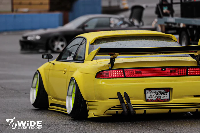 326POWER Buri Wide Rear Over Fenders 55mm for Nissan S14 Zenki