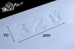 326POWER Universal Manriki Rear Wing with Logo