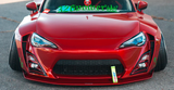 326POWER 3D STAR Front Fog Light Panels for Toyota FRS/GT86 Zenki