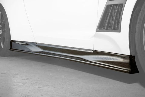 TOP SECRET Side Skirt/Diffuser Version 2 for Nissan R35 GTR