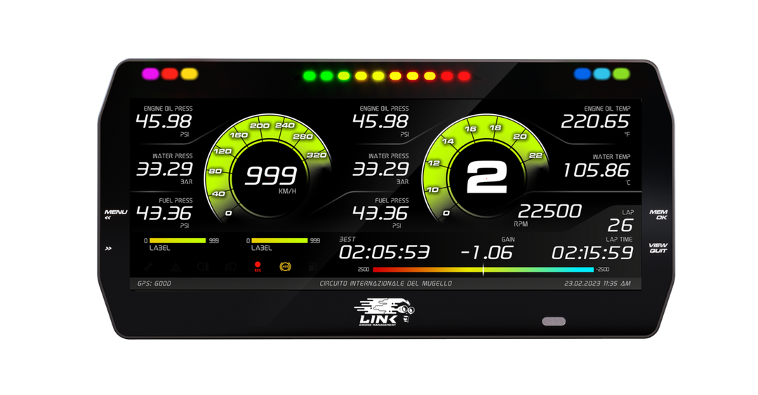 Link ECU | LINK MXT Strada 10-inch Dash - Race Edition