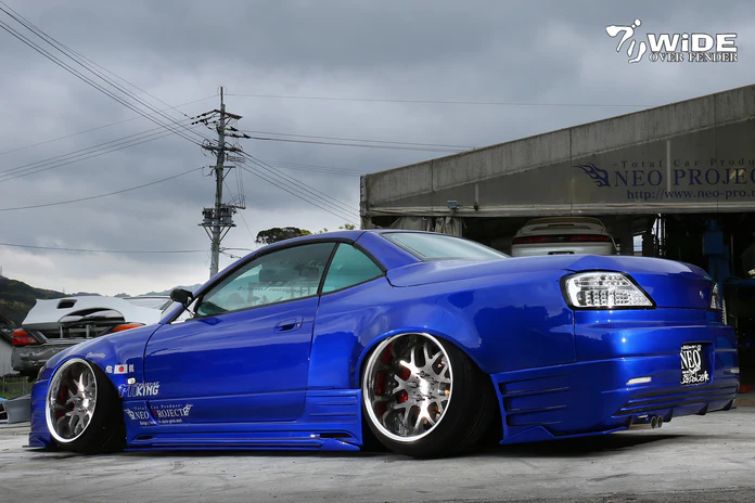 326POWER Buri Wide Front Over Fenders 45mm for Nissan S15