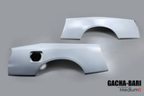 326POWER Gachabari Medium 2 Rear Fenders 55mm for Nissan S15