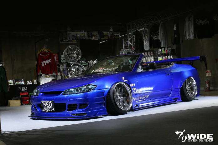 326POWER Buri Wide Front Over Fenders 45mm for Nissan S15