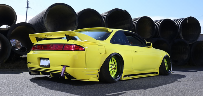 326POWER Manriki Trunk Wing for Nissan S14