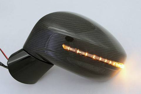 TOP SECRET Carbon LED Mirror for Nissan R35 GTR