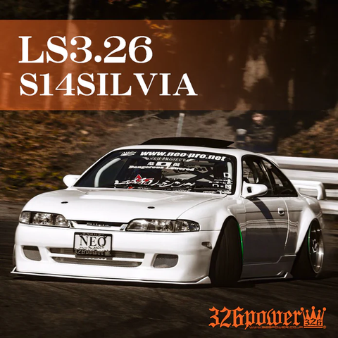 326POWER LS3.26 Body Kit for Nissan S14 Zenki