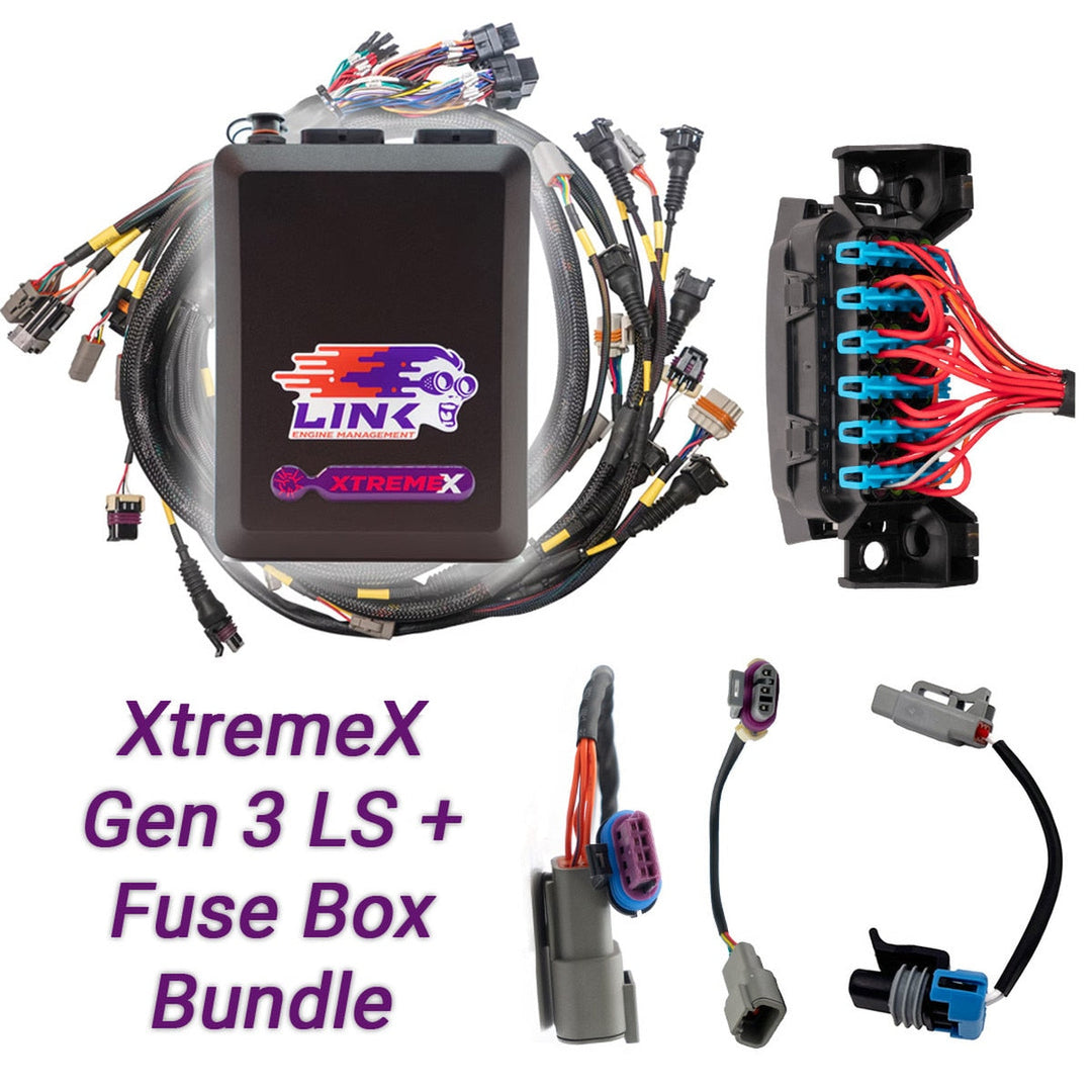 Link ECU | Gen3 LS Drive-By-Wire Bundle: G4X XtremeX ECU + LS Engine Harness + Fuse Box bundle