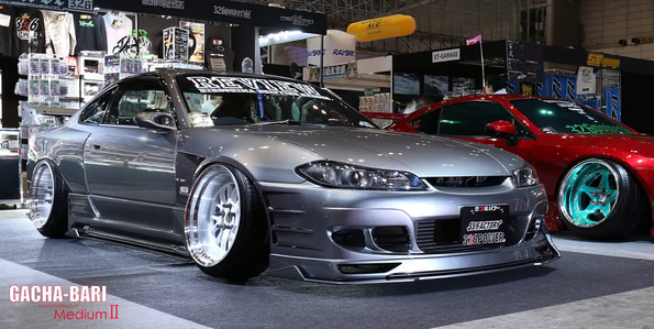 326POWER Gachabari Medium 2 Front Fenders 45mm for Nissan S15