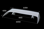 326POWER Manriki Trunk Wing for Nissan Z33/350Z